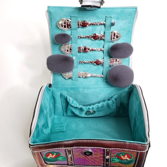 SPECTRUM Disney The Little Mermaid Chest Bag & Dinglehopper Brush Set - Rare New - Picture 9 of 11
